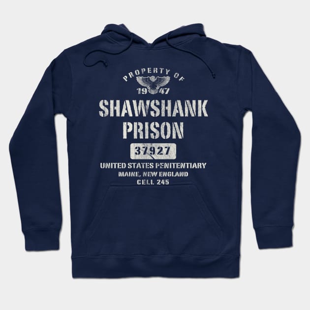 Shawshank Prison Property Of Hoodie by Alema Art